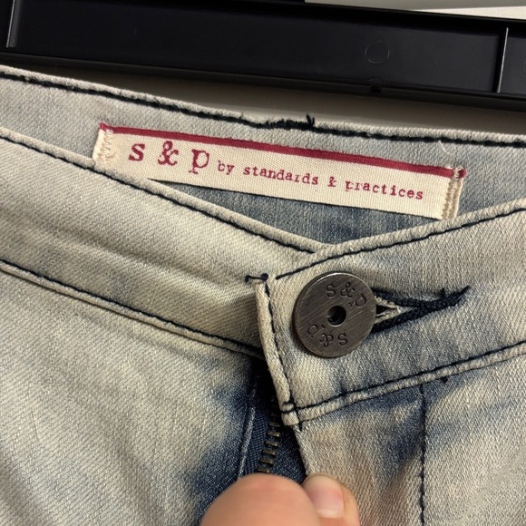 Wide Leg Jeans Bell Bottoms 13 Waist - Picture 3 of 6